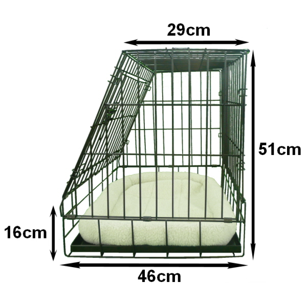 Ellie bo hot sale slanted dog crate